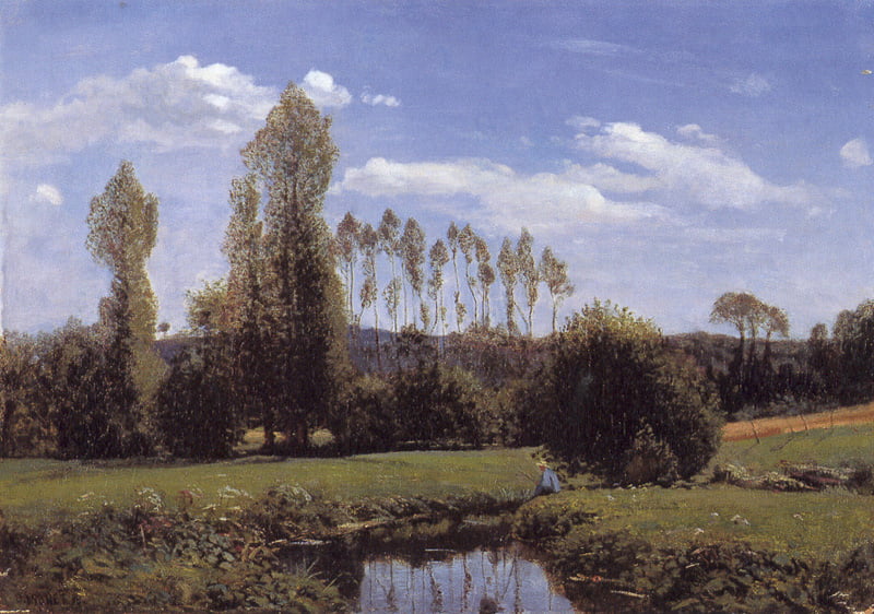 monet claude view at rouelles le havre 1858 - Особистості - 50Plus