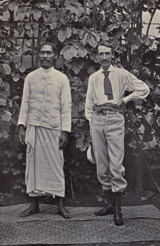 robert louis stevenson with the native chief tui ma le alh fano - Особистості - 50Plus