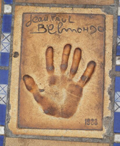 jean paul belmondo handprint - Особистості - 50Plus