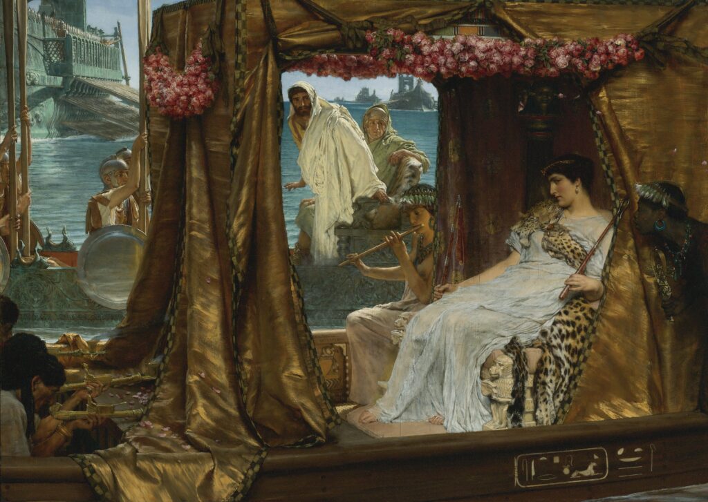 zustrich marka antoniya i kleopatry 1885 lourens alma tadema - Особистості - 50Plus