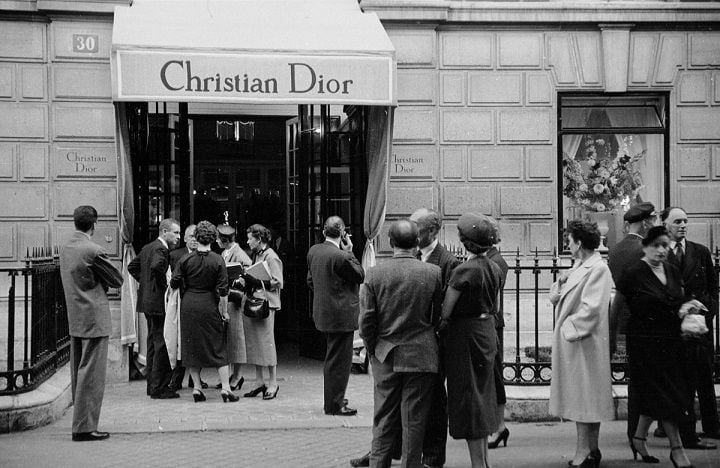 Бутик Christian Dior в Париже, 1953 год.