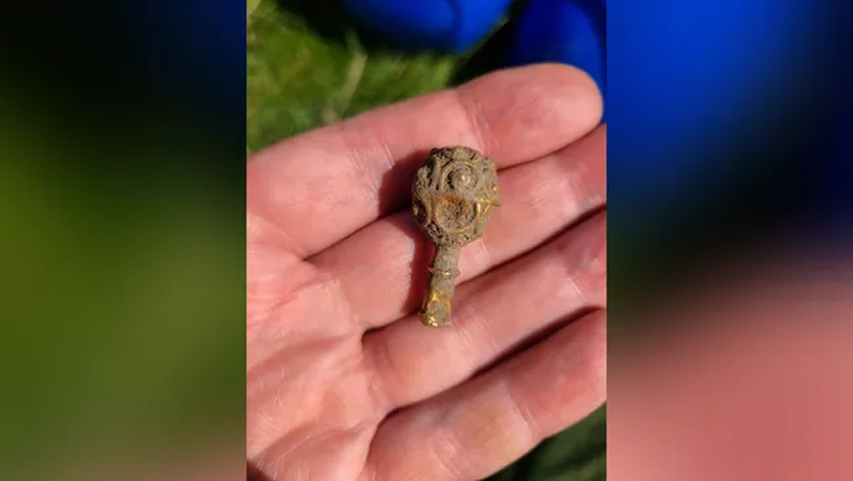 студентка виявила унікальний золотий артефакт