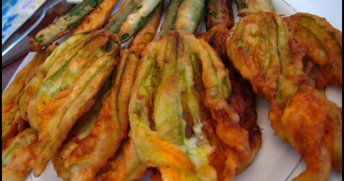 смажені квіти цукіні