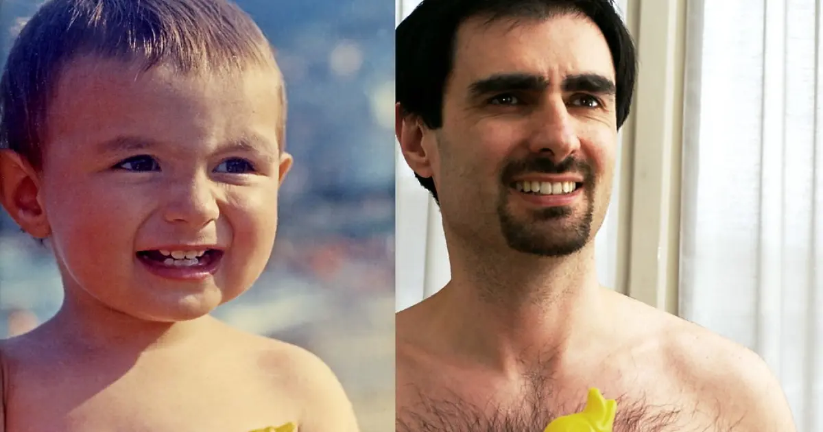 волосся на тілі хлопчика і чоловіка