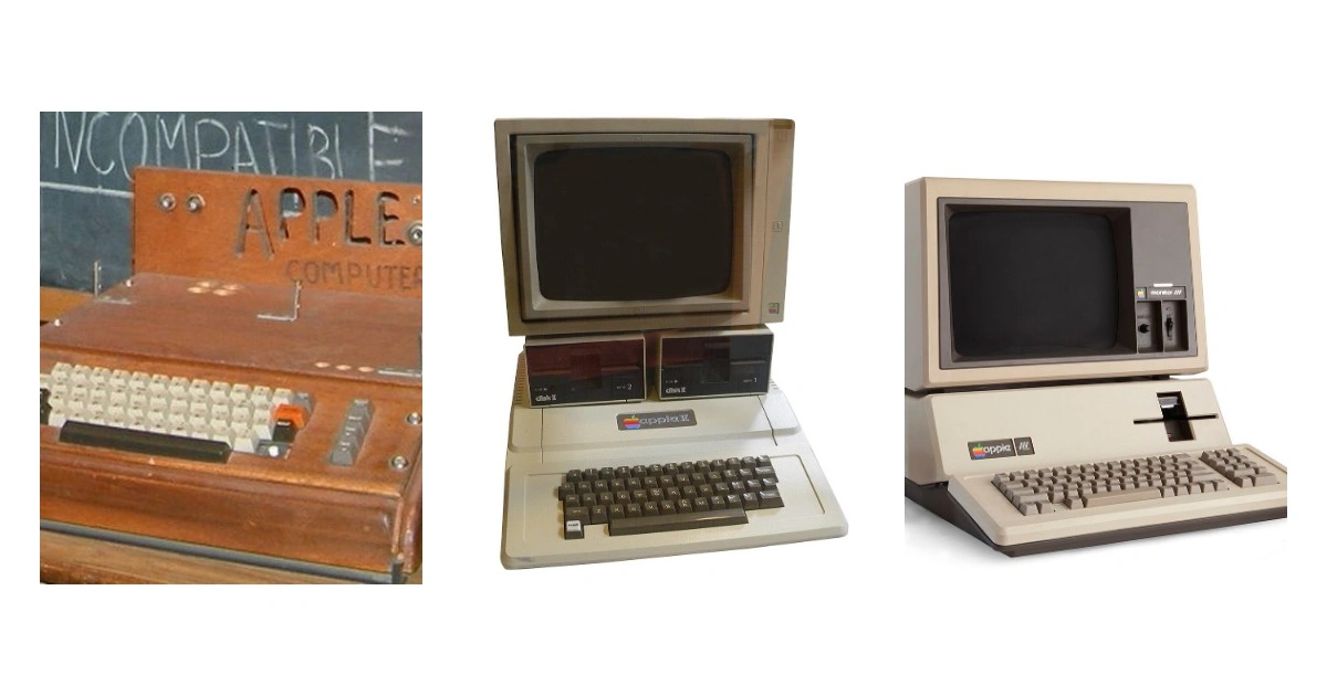 Apple. I, II, III