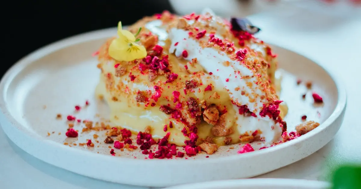 страва з квітами