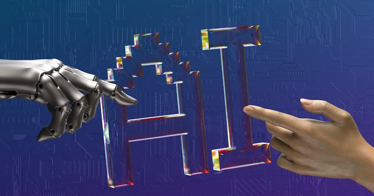 рука робота і рука людини