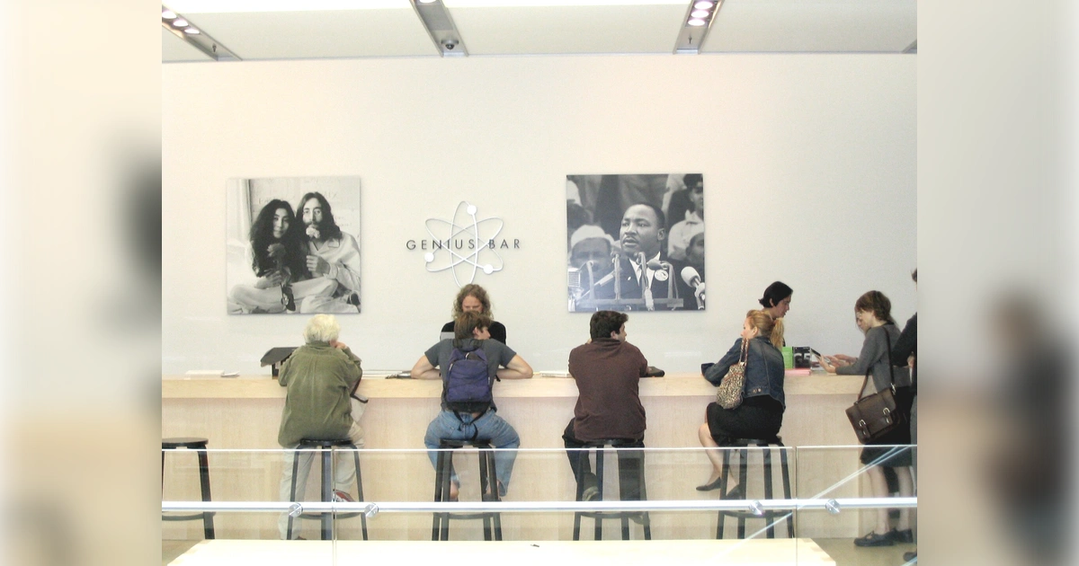 Genius Bar в нью-йоркском Apple Store