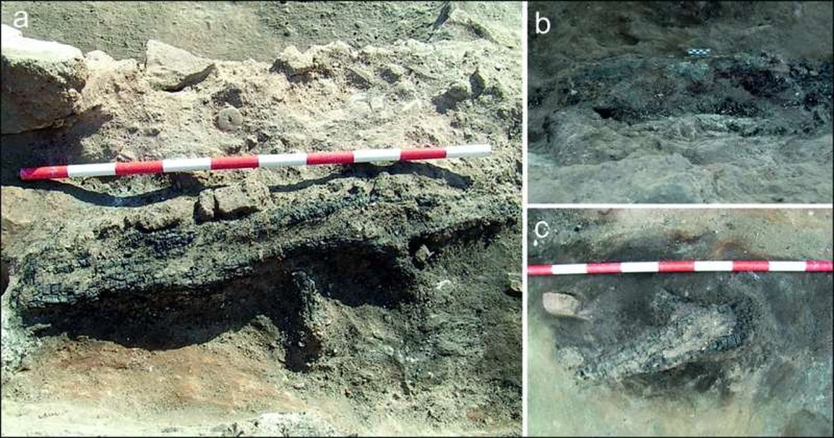 Обугленные остатки станка