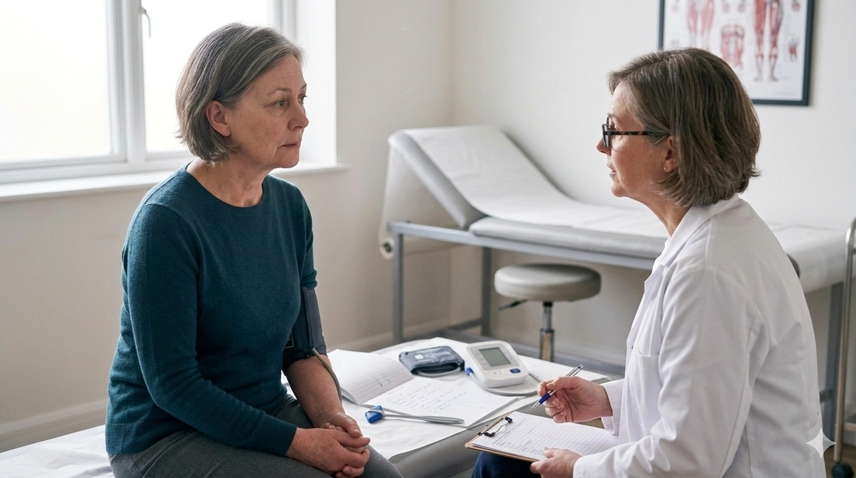 жінка 50 років на обстеженні у лікаря