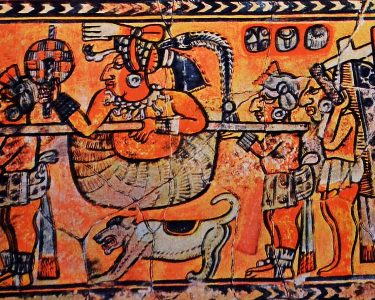 Зображення собаки на вазі